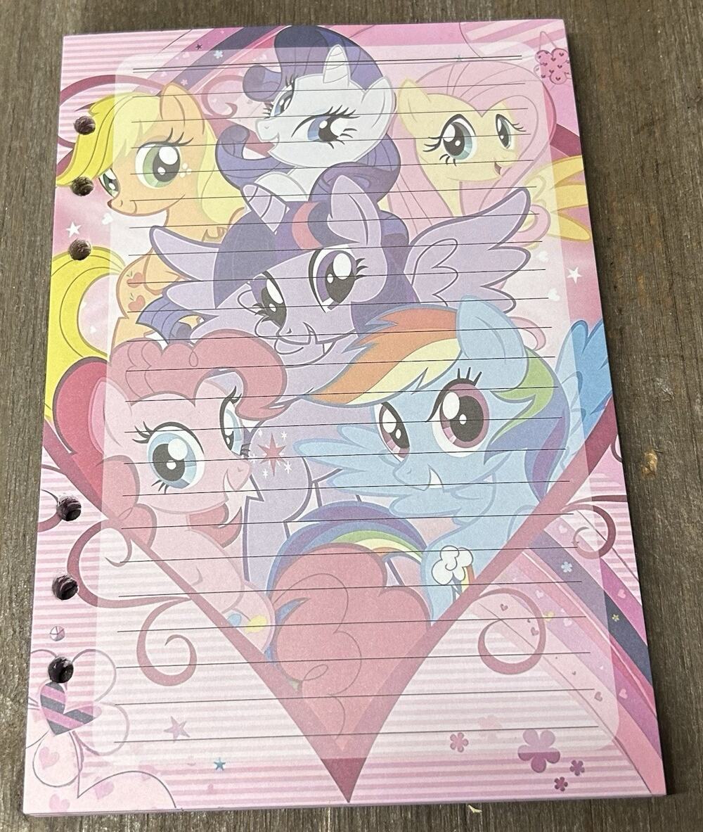 My Little Pony Size A5 Refill Stationery Paper (50 Sheets)